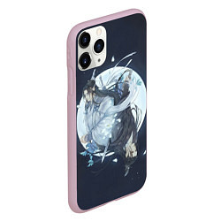 Чехол iPhone 11 Pro матовый Ванцзи Усянь и Луна - Магистр дьявольского культа, цвет: 3D-розовый — фото 2