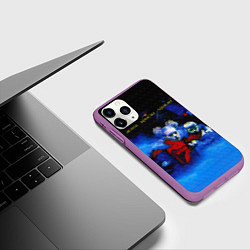 Чехол iPhone 11 Pro матовый Агата Кристи Ураган, цвет: 3D-фиолетовый — фото 2