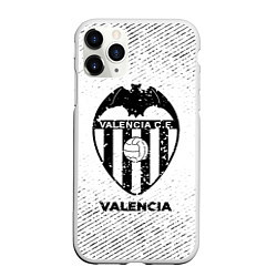 Чехол iPhone 11 Pro матовый Valencia с потертостями на светлом фоне