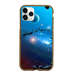 Чехол iPhone 11 Pro матовый Бесконечное космическое пространство - Nasa, цвет: 3D-коричневый