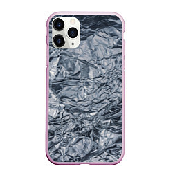 Чехол iPhone 11 Pro матовый Алюминиевая фольга, цвет: 3D-розовый