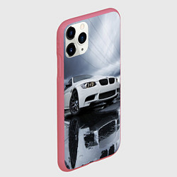Чехол iPhone 11 Pro матовый Беха классная тачка, цвет: 3D-малиновый — фото 2