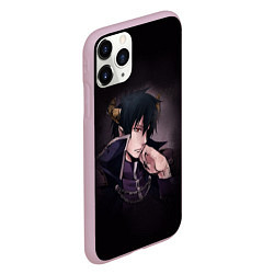 Чехол iPhone 11 Pro матовый The Devil Is a Part-Timer, цвет: 3D-розовый — фото 2