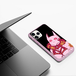 Чехол iPhone 11 Pro матовый Милый стенд Killer Queen - Jojo, цвет: 3D-розовый — фото 2