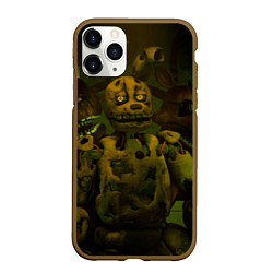 Чехол iPhone 11 Pro матовый Спрингтрaп, цвет: 3D-коричневый