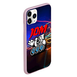 Чехол iPhone 11 Pro матовый JDM style - engine - gesture, цвет: 3D-розовый — фото 2