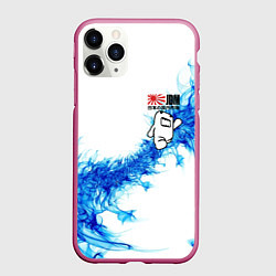 Чехол iPhone 11 Pro матовый Jdm style - Japan, цвет: 3D-малиновый