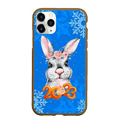 Чехол iPhone 11 Pro матовый Символ 2023 года - кролик