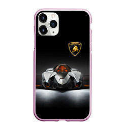 Чехол iPhone 11 Pro матовый Lamborghini Egoista - Italy, цвет: 3D-розовый