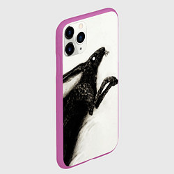 Чехол iPhone 11 Pro матовый Пожиратель кроликов, цвет: 3D-фиолетовый — фото 2
