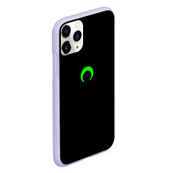 Чехол iPhone 11 Pro матовый Green moon, цвет: 3D-светло-сиреневый — фото 2
