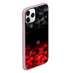 Чехол iPhone 11 Pro матовый Генезис абстракция и смайлы, цвет: 3D-розовый — фото 2