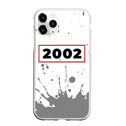 Чехол iPhone 11 Pro матовый 2002 - в красной рамке на светлом