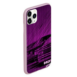 Чехол iPhone 11 Pro матовый Drift anyway следуй за белым кроликом, цвет: 3D-розовый — фото 2