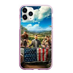 Чехол iPhone 11 Pro матовый Far Cry, цвет: 3D-розовый