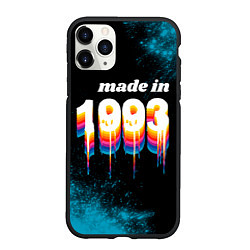 Чехол iPhone 11 Pro матовый Made in 1993: liquid art, цвет: 3D-черный