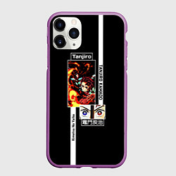 Чехол iPhone 11 Pro матовый Танджиро Камадо - Клинок, рассекающий демонов