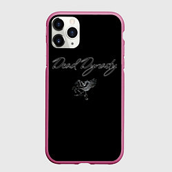 Чехол iPhone 11 Pro матовый Dead dynasty пегас фараон, цвет: 3D-малиновый