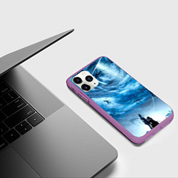 Чехол iPhone 11 Pro матовый Final Fantasy XV, цвет: 3D-фиолетовый — фото 2