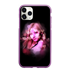 Чехол iPhone 11 Pro матовый Sana Twice, цвет: 3D-фиолетовый