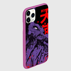 Чехол iPhone 11 Pro матовый Евангелион - eva berserk, цвет: 3D-фиолетовый — фото 2