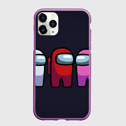 Чехол iPhone 11 Pro матовый Красный среди предателей