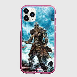 Чехол iPhone 11 Pro матовый Викинг с секирой
