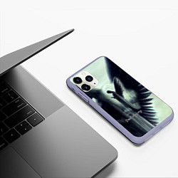 Чехол iPhone 11 Pro матовый Devil may cry, цвет: 3D-светло-сиреневый — фото 2
