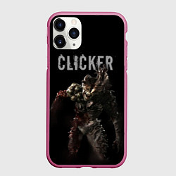 Чехол iPhone 11 Pro матовый Clicker, цвет: 3D-малиновый