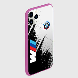Чехол iPhone 11 Pro матовый BMW - м комплектация, цвет: 3D-фиолетовый — фото 2