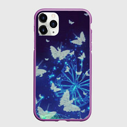 Чехол iPhone 11 Pro матовый Сумеречный мир, цвет: 3D-фиолетовый