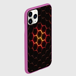Чехол iPhone 11 Pro матовый Cyberpunk stiill, цвет: 3D-фиолетовый — фото 2