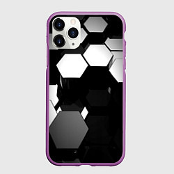 Чехол iPhone 11 Pro матовый Хромированная броня сталь