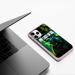 Чехол iPhone 11 Pro матовый Joel - last of us, цвет: 3D-розовый — фото 2