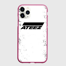 Чехол iPhone 11 Pro матовый Ateez black and white