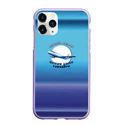 Чехол iPhone 11 Pro матовый Первым делом, первым делом самолёты, цвет: 3D-светло-сиреневый