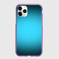 Чехол iPhone 11 Pro матовый Небесный градиент, цвет: 3D-фиолетовый