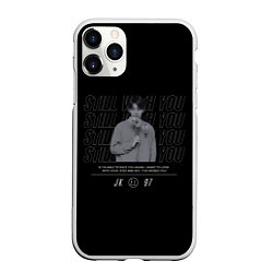 Чехол iPhone 11 Pro матовый BTS Jungkook still with you, цвет: 3D-белый