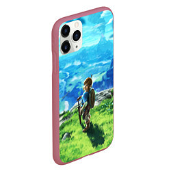 Чехол iPhone 11 Pro матовый Link, цвет: 3D-малиновый — фото 2