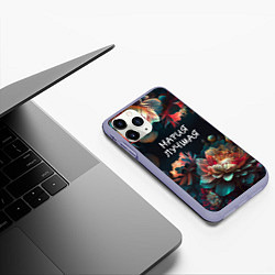 Чехол iPhone 11 Pro матовый Мария лучшая, цвет: 3D-светло-сиреневый — фото 2