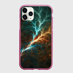 Чехол iPhone 11 Pro матовый Мультивселенные, цвет: 3D-малиновый