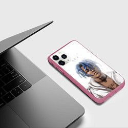 Чехол iPhone 11 Pro матовый XXXTentacion - art, цвет: 3D-малиновый — фото 2
