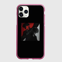 Чехол iPhone 11 Pro матовый Три дня дождя - Байполар, цвет: 3D-малиновый