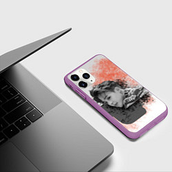 Чехол iPhone 11 Pro матовый Чимин и его тень, цвет: 3D-фиолетовый — фото 2