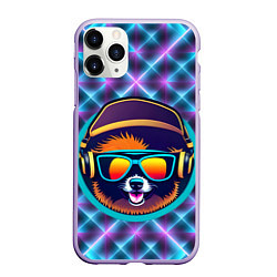 Чехол iPhone 11 Pro матовый Пёс-хипстер