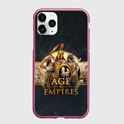 Чехол iPhone 11 Pro матовый Age of Empires Эпоха империй