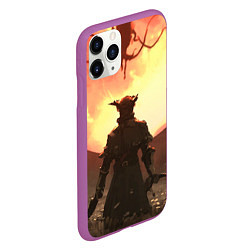 Чехол iPhone 11 Pro матовый Охотник против сущности, цвет: 3D-фиолетовый — фото 2