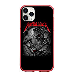 Чехол iPhone 11 Pro матовый Metallica - смерть