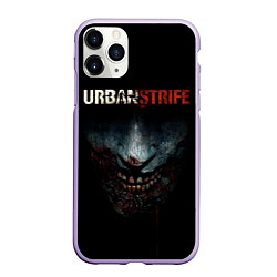 Чехол iPhone 11 Pro матовый Urban Strife - zombie, цвет: 3D-светло-сиреневый