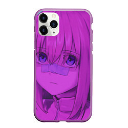 Чехол iPhone 11 Pro матовый Одинокий рокер, цвет: 3D-фиолетовый